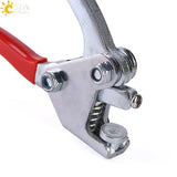 CSJA Red Plastic Coated Handle Lead Seal Sealing Pliers Steel Calipers Plier