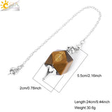 CSJA Reiki Spiritual Crystal Pendulum for Dowsing Divination