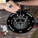 CSJA Spiritual Wooden Pendulum for Divination Meditation