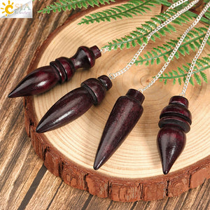 CSJA Spiritual Wooden Pendulum for Divination Meditation