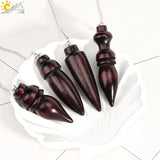 CSJA Spiritual Wooden Pendulum for Divination Meditation