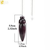 CSJA Spiritual Wooden Pendulum for Divination Meditation