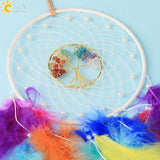 Tree of Life Dream Catcher Natural Stone Beads Wall Decor
