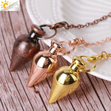 CSJA Water Drop Metal Dowsing Pendulum for Divination Radiesthesia H109