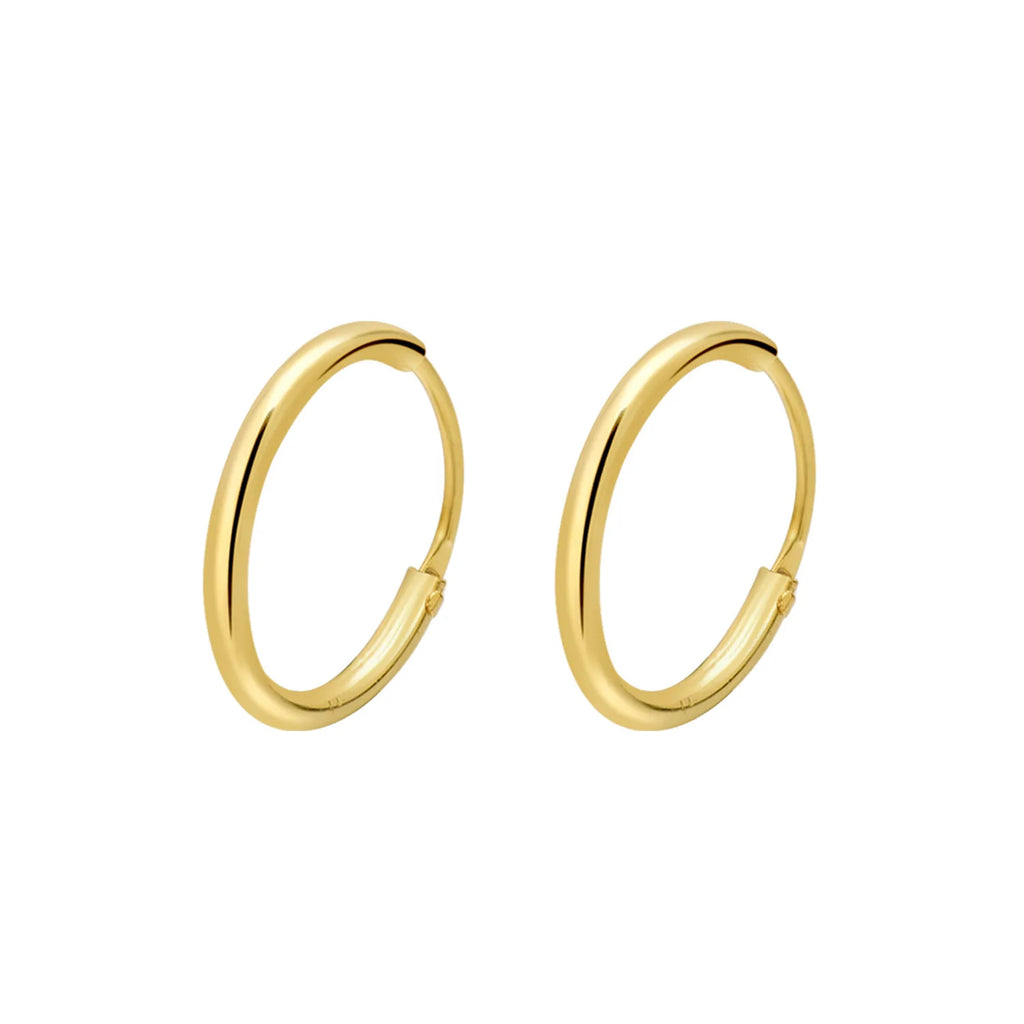 CTE4 Geometric Hammered Earrings Vintage Hoop Earrings