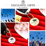 Personalized Graduation Keychain Gift for Him Her Men Women Keyring Pendant