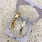 Stainless Steel CUFF Bangle Engraved Islam Muslim Arabic God Messager Jewelry