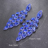 CUIER Crystal Rhinestone Bridal Dangle Earrings Wedding Jewelry