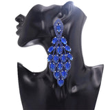 CUIER Crystal Rhinestone Bridal Dangle Earrings Wedding Jewelry