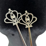 Rhinestone Crown Magic Wand Scepter Crystal Queen Princess Costume Props