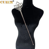 Rhinestone Flower Magic Wand Scepter Crystal Pageant Costume Props