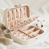 Travel Jewelry Case Box Organizer Earring Holder