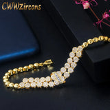 CWWZircons Round CZ African Dubai Bracelets for Women
