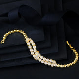 CWWZircons Round CZ African Dubai Bracelets for Women