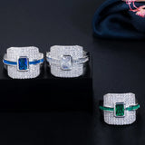 Dark Cubic Zircon Ladies Engagement Cocktail Party Ring R147