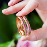 CWWZircons Rainbow CZ Big Round Huggie Hoop Earrings for Women