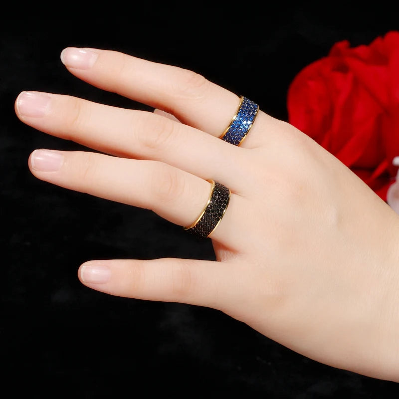 CWWZircons Big Round CZ Engagement Ring Dubai Bridal Band R149
