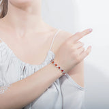 CWWZircons Champagne Yellow CZ Crystal Tennis Bracelet for Women