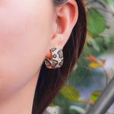 CWWZircons Leopard Earrings Wedding Party Jewelry Gift