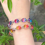CWWZircons CZ Crystal Bracelet for Women Summer Party Jewelry CB262