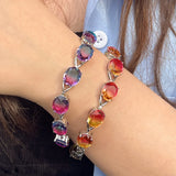 CWWZircons CZ Crystal Bracelet for Women Summer Party Jewelry CB262