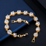 Yellow CZ Stone Tennis Bracelet for Women CB197