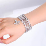 CWWZircons 5A Top African Dubai CZ Stones Big Bracelet Bangle for Wedding