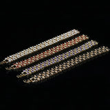CWWZircons Wide Wrap Bracelet Bangle CB028