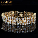 CWWZircons Wide Wrap Bracelet Bangle CB028