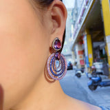 CZ Zirconia Long Drop Earrings for Women CZ986