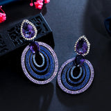 CZ Zirconia Long Drop Earrings for Women CZ986