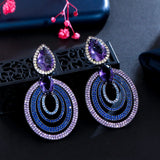 CZ Zirconia Long Drop Earrings for Women CZ986