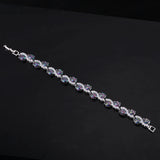 CWWZircons Rainbow CZ Stone Bracelet with Cubic Zirconia Jewelry