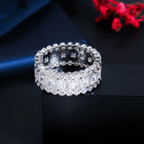 CWWZircons Zirconia Pave Rings for Women R177