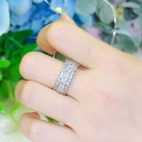 CWWZircons Zirconia Pave Rings for Women R177