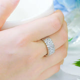 CWWZircons Zirconia Pave Rings for Women R177