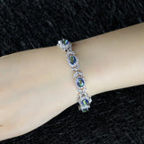 CWWZircons Sparkling CZ Crystal Bracelet for Women Jewelry Gift