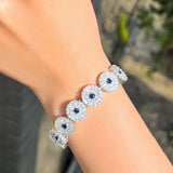 CWWZircons Sparkling CZ Stone Royal Women Wedding Party Bridal Bracelet