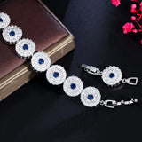 CWWZircons Sparkling CZ Stone Royal Women Wedding Party Bridal Bracelet