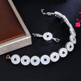 CWWZircons Sparkling CZ Stone Royal Women Wedding Party Bridal Bracelet
