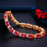 Olive Green Cubic Zirconia Indian Bracelet Bangle for Women