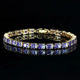 CWWZircons Yellow CZ Women Tennis Bracelet Extension CB192
