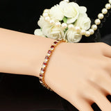 CWWZircons Yellow CZ Women Tennis Bracelet Extension CB192