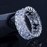 CWWZircon CZ Wedding Engagement Ring R086