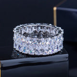 CWWZircon CZ Wedding Engagement Ring R086