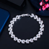 Leaf CZ Bracelet Femme Wedding Jewelry CB271