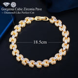 Leaf CZ Bracelet Femme Wedding Jewelry CB271