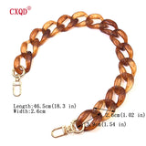 Colorful Resin Acrylic Bag Strap Shoulder Chain Gift
