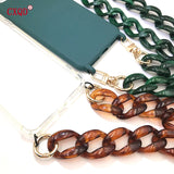 Colorful Resin Acrylic Bag Strap Shoulder Chain Gift