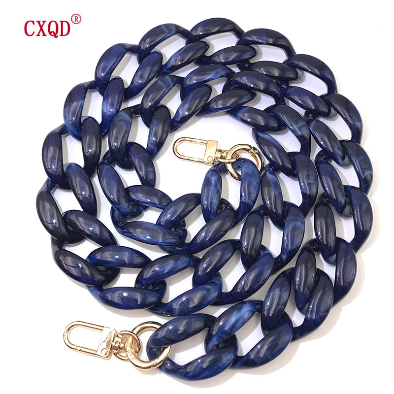 Colorful Resin Acrylic Bag Strap Shoulder Chain Gift